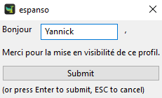 Créer un nouveau coffre